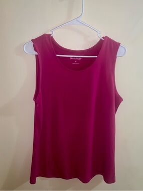 NorthStyle Women's Deep Pink Sleeveless Tank Top